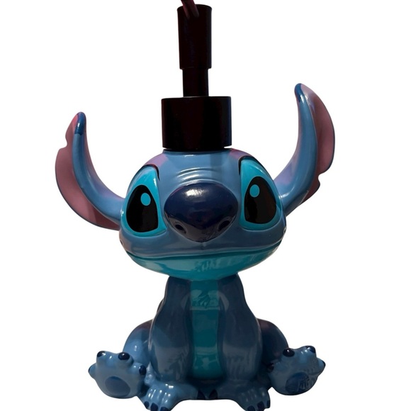 Disney Bundle  Stitch Soap Dish Lotion Dispenser Beauty Set & Figural Backpack - Picture 5 of 14